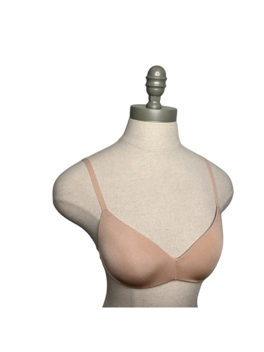 Skims Kim K Wireless T-shirt Demi BRA in Mica Light Beige 34C